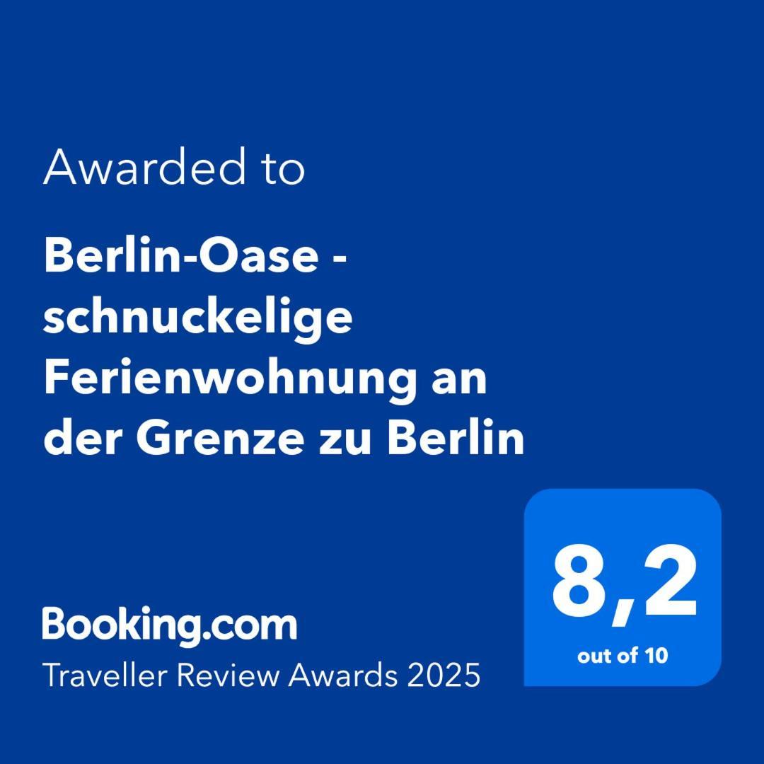 Berlin-Oase - Schnuckelige Ferienwohnung An Der Grenze Zu Berlin Schönefeld Екстериор снимка